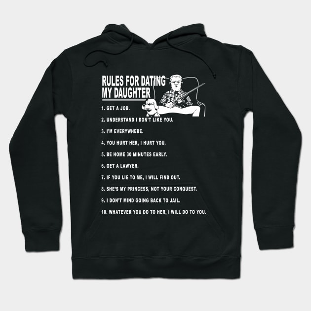 Rules Dating my Daughter Hoodie by kaitokid